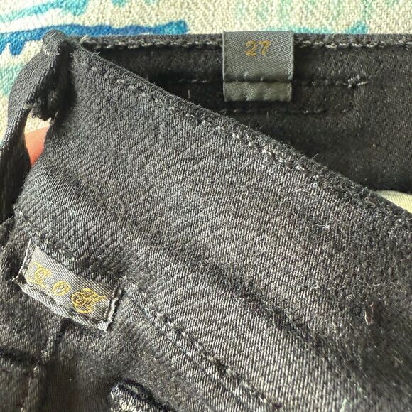 Citizens of Humanity Black Avedon Ultra Slick Skinny Jeans Stretchy Size 27 - Picture 7 of 8